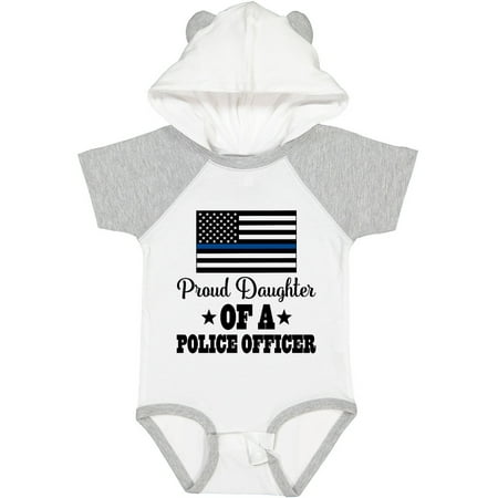 

Inktastic Police Officer Girls Proud Daughter Gift Baby Girl Bodysuit