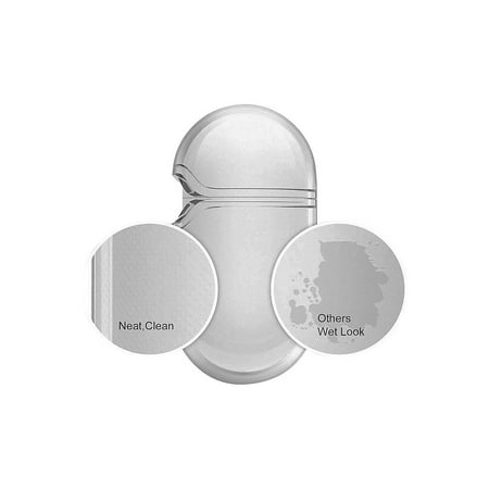 SaharaCase - Hybrid Flex Series Case for Apple AirPods 3 (3rd Generation) - Transparent Black