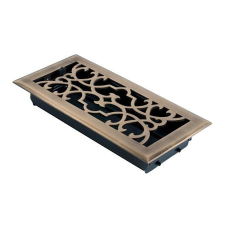

Brass Accents A03-R6412-609 4 x 12 in. Victorian Register with Damper Antique Brass