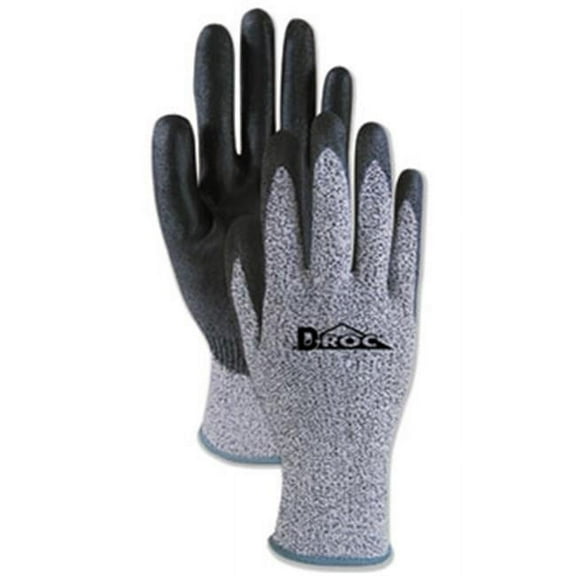 BWK00  Palm Coated HPPE Gloves - Salt & Pepper Black - Medium - 1 Dozen