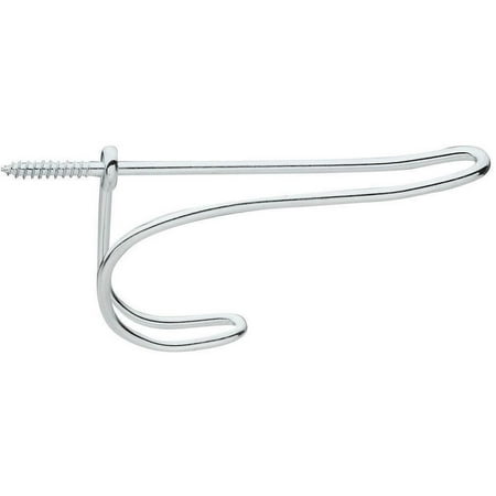 Stanley Hardware 756056 Zinc Plated Coat & Hat Wire Hooks, 2 Count