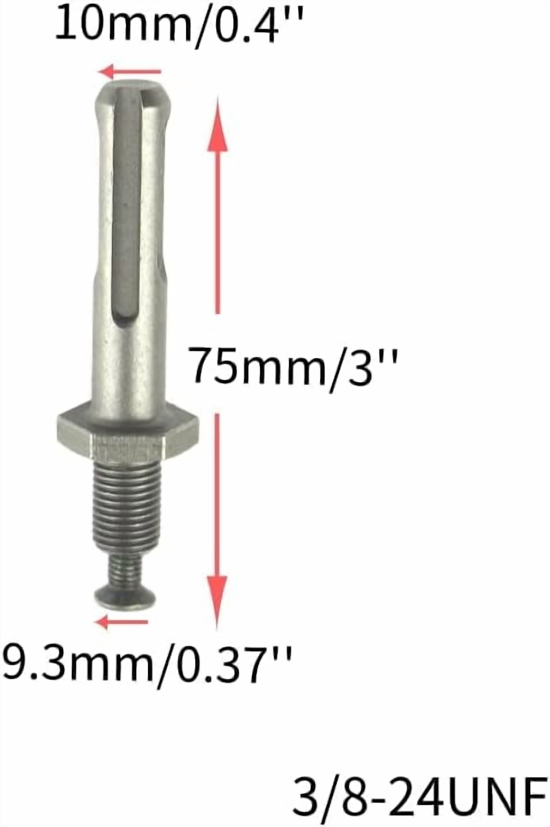 CHANCS 3/8-24UNF 1.5mm-10mm Drill Chucks Key SDS Electric Hammer Round Shank Drill Bits for Electric Impact Corded Cordless Drill