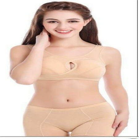FJUCHAI Women Plus Size Sports Bra Yoga Tank Top Bralette Wireless Sleep Bra Anti-spill Underwear Bras