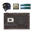 thumbnail image 3 of Sidaley Placa base de computadora de velocidad rápida DDR4 LGA1151 placa de minería 4 pines 24 pines puerto de alimentación piezas de actualización Kits de mantenimiento de impresoras No.08, 3 of 6