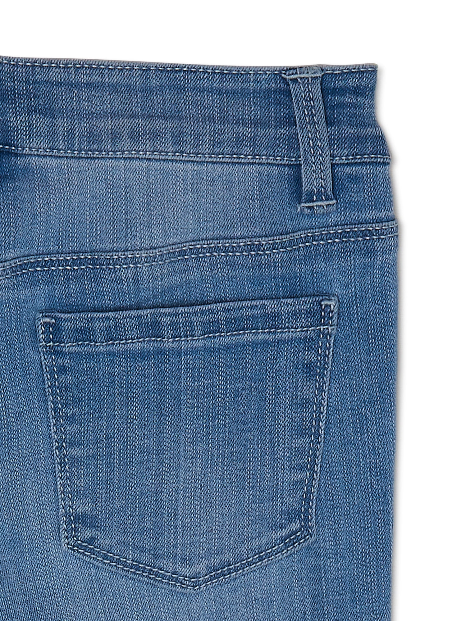 Blue Spice Girls' Crop Denim Jean, Sizes 7-12