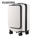 thumbnail image 3 of KLQDZMS-Bolsa de viaje para equipaje para hombre, cubierta de carrito para ordenador portátil de 20 "y 24" 26 pulgadas, Maleta de embarque con apertura frontal, Maleta con carga USB para mujer, 3 of 4