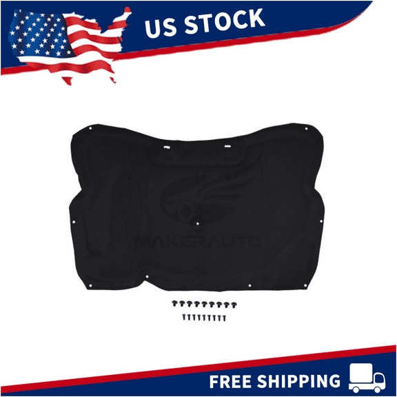 For 2008-2013 Honda Accord Hood Insulation Pad Heat Shield Sound Dampening