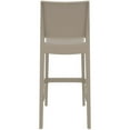 thumbnail image 6 of Maya Resin Barstool Dove Gray - Pack of 2, 6 of 8
