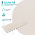 thumbnail image 2 of Kaboon 55x20 inch Universal Table Top, Beige Leather, 2 of 7