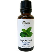 Difeel Essential Oils, Pure Peppermint 1 oz - (Pack of 2)