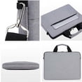thumbnail image 4 of ziyahi Laptop Bag Multifunctional Notebook Pouch Large Capacity Zipper Design Case Household Travelling Computer Accessories gray, 4 of 7