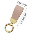 thumbnail image 3 of TERGAYEE Key Chains,Luxury Leather Keychains KeyChain with Metal Ring For Women Men For Wallet Car Keys Backpacks Cute Lanyard, 3 of 4
