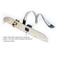 thumbnail image 3 of 2X 24Bit 192Khz Card SPDIF Optical And Out Plate Cable Bracket Digital Audio Output for, 3 of 9