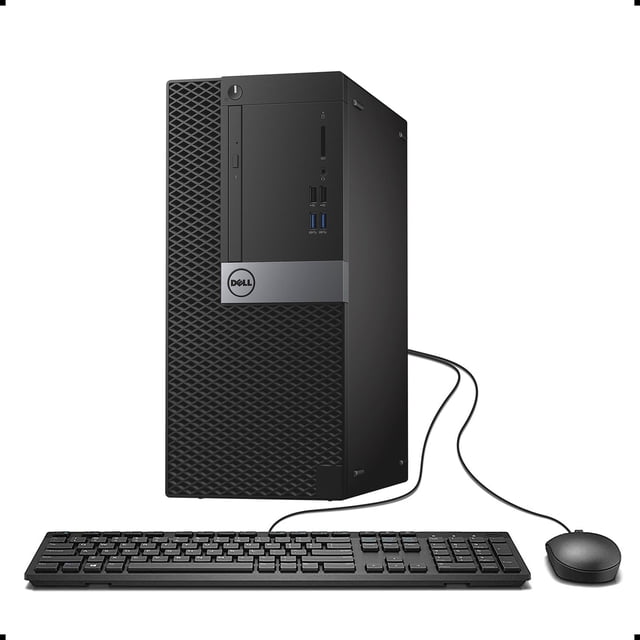 Dell OptiPlex 7040 Tower High Performance Business Desktop Computer, Intel Quad Core i5-6500 up to 3.6GHz, 8G DDR4, 512G SSD, DVDRW, WiFi, BT, 4K Support, DP, HDMI, Windows 10 Pro 64 En/Sp/Fr(Renewed)