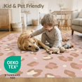 thumbnail image 4 of ODIKA Leopard Spotted Bold Inspired Zebra Tiger Pink Cheetah Print Playful Expressive Non-Slip Chair-Friendly for Dining Room, Basement, Large Office, 4 of 7