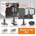 thumbnail image 2 of NutriChef Robot Culinaire Multifonction 12 Tasses avec 6 Lames d'Attachement, Gris, 2 of 6