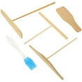 thumbnail image 4 of WAXIAYU 5pcs Crepe Maker Spreader Tool Set Silicone Dough Scraper Portable Utensils, 4 of 6