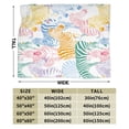 thumbnail image 3 of Kll Fleece Blanket Plush Throw Blanket Zebra Colourful,Soft Fuzzy Cozy Flannel Blanket For Couch Sofa Bed.(60"X50"), 3 of 9