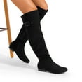 thumbnail image 7 of BURUDANI Women's Over The Knee Thigh High Winter Boots Color BLACK-SUEDE, Size 10, 7 of 7