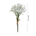 thumbnail image 3 of Ramo artificial de gypsophila (aliento de bebé) | Arreglo de tallos de flores artificiales para decoración del hogar | Decoración floral de plástico para la mesa de la sala, 3 of 6