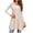 Beige, variant on Womens Sleeveless Long Sweater Vest V Neck Casual Loose Knit A Line Flattering Tunic Top with Pockets