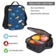 thumbnail image 5 of Disketp Colorful Ocean Shark Mochila Estampada de Gran Capacidad con Lonchera y Estuche, Set de 3 Piezas para Estudiantes, 5 of 7
