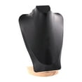 thumbnail image 2 of Exhibidor de collares, cadena, soporte para busto, decoración, joyería, soporte para busto, joyería 30 cm PU negro, 2 of 9