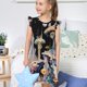 thumbnail image 4 of Balery Cute Mushroom Landscape Camisón de princesa para niñas, pijama de algodón con mangas abullonadas, suave y bonito.-Large, 4 of 6