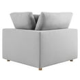 thumbnail image 4 of Modway Commix 4 Piece Down Filled Overstuffed Sectional Sofa Set in Light Gray, 4 of 10