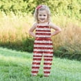 thumbnail image 3 of Fjofpr Toddler Girl Clothes Clearance under $10 Jumpsuit for Girls 24 Months Toddler Kids Girls Comfort Cute Christmas Print Suspenders Leisure Romper Jumpsuit (1-6Years), 3 of 6