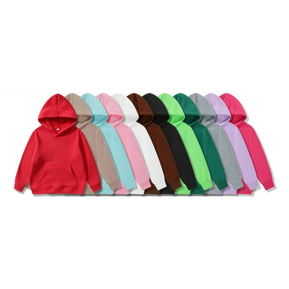 Gelikeya Boys Girls Hooded Sweatshirts 4T-5T Pullover Hoodies Long Sleeve Warm Hoodie Sweatshirt with Pocket for Toddler Kids (X02 Khaki, 4-5 Years)