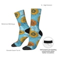 thumbnail image 4 of Logiee Sunflowers Print Adult Socks for Men & Women,Calf Socks, Ankle Socks,Boots Socks,Breathable Casual Sock,Unisex Crew Socks, 4 of 6