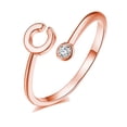 thumbnail image 1 of Moda 26 anillos de apertura de letras en inglés Zircon Girls Love Retro Jewelry Gift Wmkox8yi sjalhkljlk2727, 1 of 1