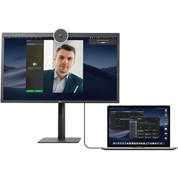 LG 27MD5KL-B UltraFine 5K Display Bundle - 27
