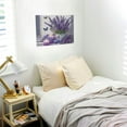 thumbnail image 4 of Farmhouse Bathroom Decor Wall Art Purple Lavender Picture Wall Decor Bathroom Picture Canvas Painting Prints Artwork Home Decorations Framed for Bedroom 12inx16in, 4 of 6