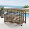 thumbnail image 3 of Afuera Living Caddy de Rangement pour Piscine en Osier / Rotin Naturel, 3 of 14