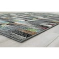 thumbnail image 6 of Faded Blocks Design Area Rugs Brik Pattern Geometric Carpet Multi Color, 6 of 7
