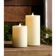 thumbnail image 2 of Melrose LED Lighted Flameless Pillar Candles - 5.5" -  Cream - Set of 2, 2 of 2
