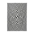 thumbnail image 4 of EREHome Nappe Courbée Noire et Blanche 60x104 Pouces, 4 of 4