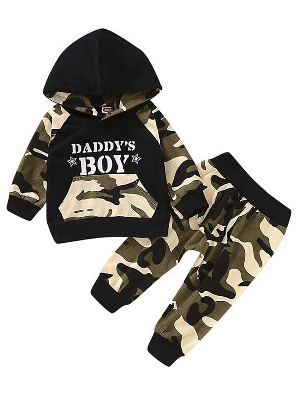 baby camouflage tracksuit