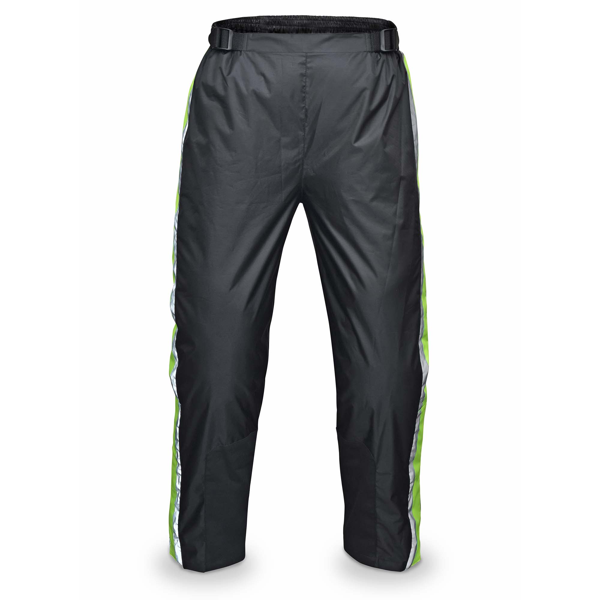 WICKED STOCK MOTORCYCLE RAIN PANTS WATERPROOF REFLECTIVE HI VIZ RP3