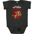 thumbnail image 3 of Inktastic Funny First Rodeo Cowboy Boys or Girls Baby Bodysuit, 3 of 5