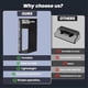 thumbnail image 3 of 3pcs WPP123 Metal Detector, Wall Scanner Metal Detector,Adjustable Alert Pipe Power Wall Stud Finder Metal Detector, 3 of 5