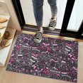 thumbnail image 2 of Pink Breast Cancer and Love Door Rugs,Washable Non Slip Door Mats Indoor,Decorative Door Mats,Entry Mat Indoor for Entrance,Bedroom,Kitchen,Bathroom,20"x32", 2 of 6