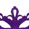 thumbnail image 5 of Xfvqtps Mardi Gras Mask for Women Masquerade Masks Half Face Glitter Sequin Carnival Mask for Makeup Performance Ball Party Purple, 5 of 6