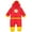 The flash, variant on DC Comics Justice League The Flash Toddler Boys Fleece Zip Up Pajama Coverall Toddler to Big Kid