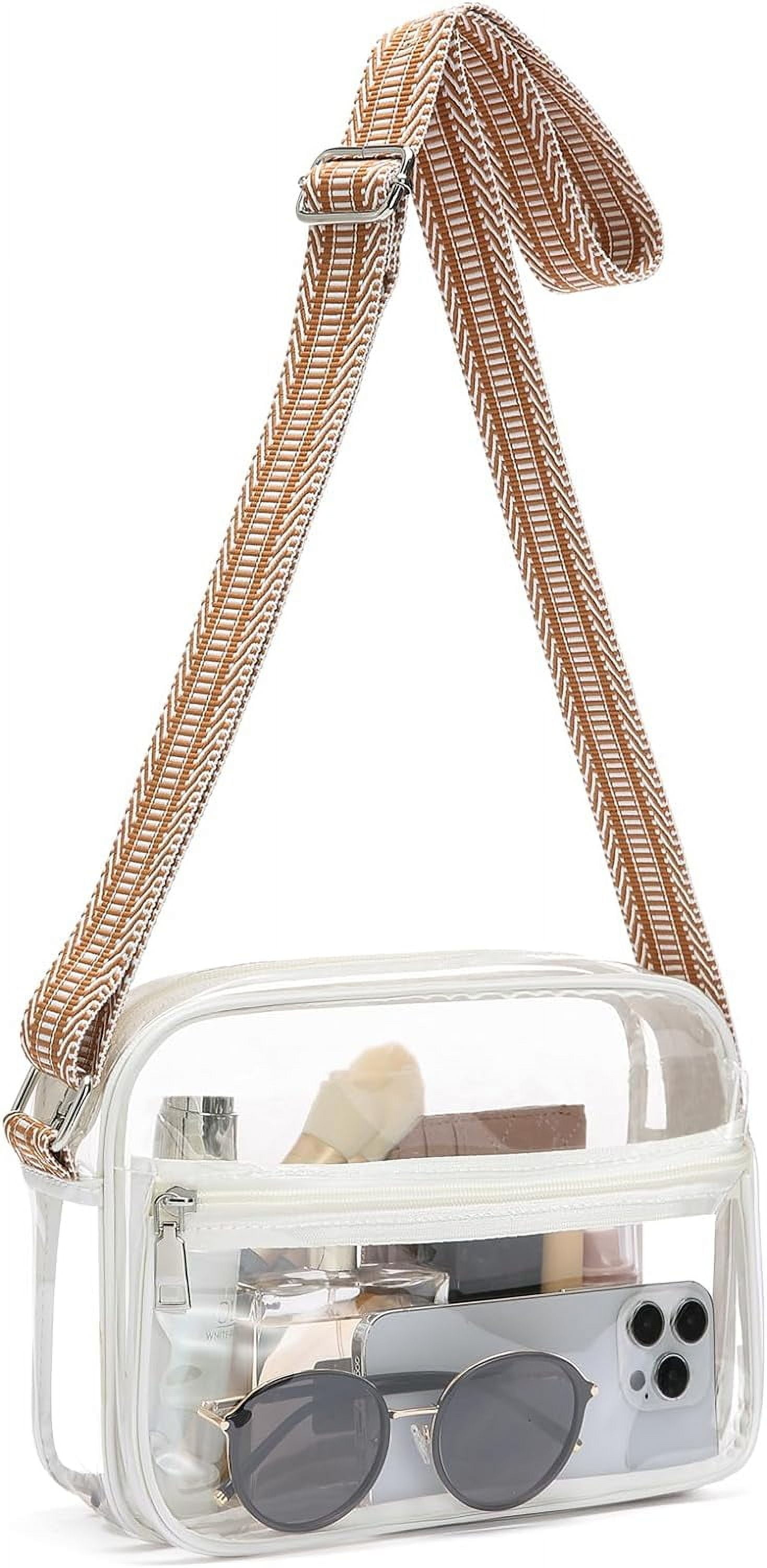 Clear Purses for Women Stadium Approved Clear Bags Small Crossbody Bags Trendy for Concerts Sports