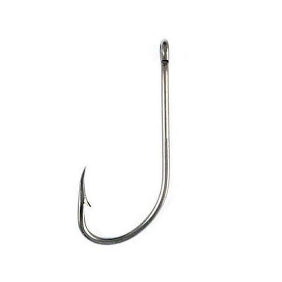 Eagle Claw 085-3/0 Plain Shank Offset Fishing Hook Size 3/0 Curved Point