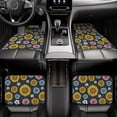 thumbnail image 7 of Naloa Colorful Sunflowers Car Foot Mat Set of 4 Pieces - Universal Floor Liner Neoprene Full Set Floor Mats for Cars Trucks SUV, 7 of 7