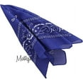 thumbnail image 3 of Motique Accessories 22 Inch Cotton Paisley Bandana, 3 of 3